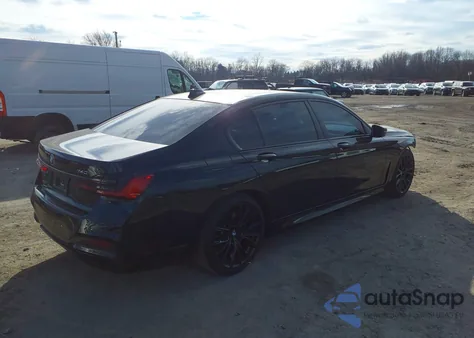 2022 BMW 740 I from USA, damaged, VIN WBA7T2C04NCK08799